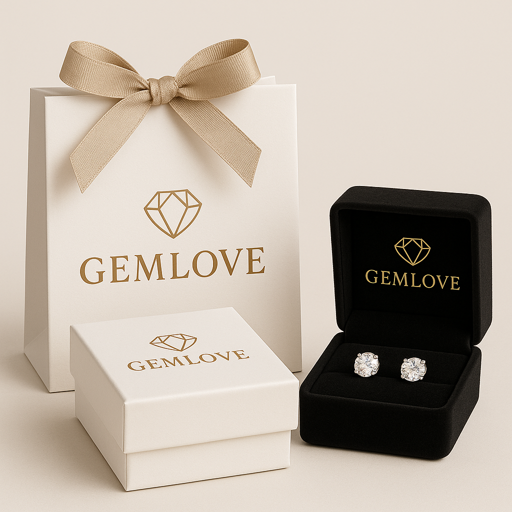 Lab Grown Diamond Stud Earrings – 1 CTW in 14K Gold